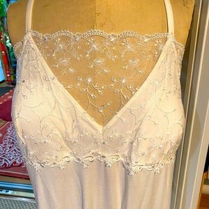 Soft Surroundings Lace And Knit Nightgown